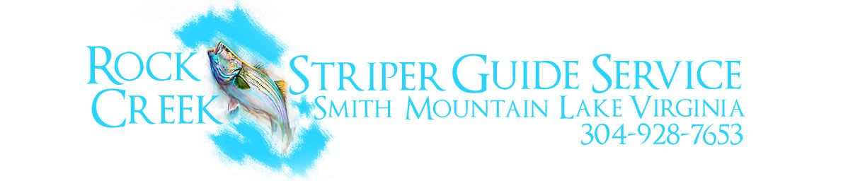 Rock Creek Striper fishing Guide Service Smith Mountain Lake charter