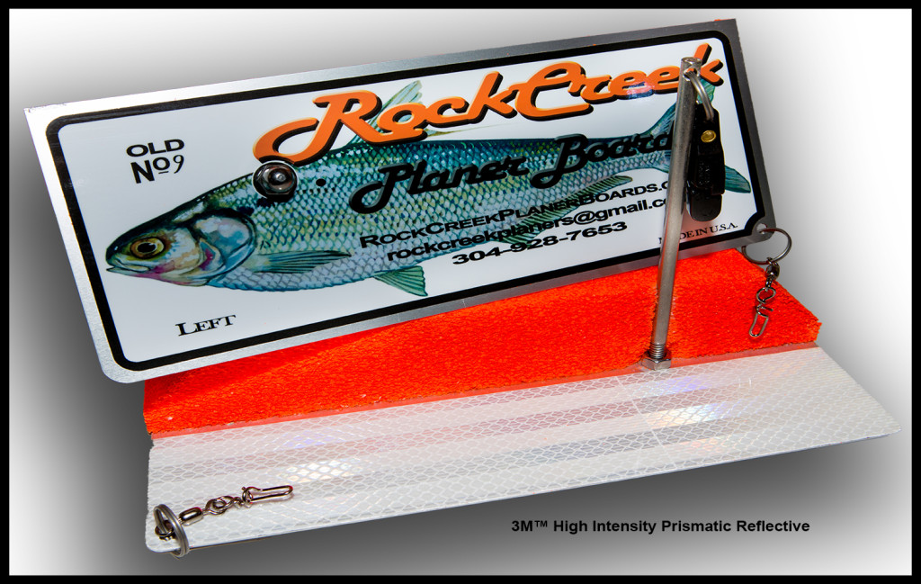 Planer Boards Rock Creek Striper Bass Fishing Charter Service at Smith Mountain Lake